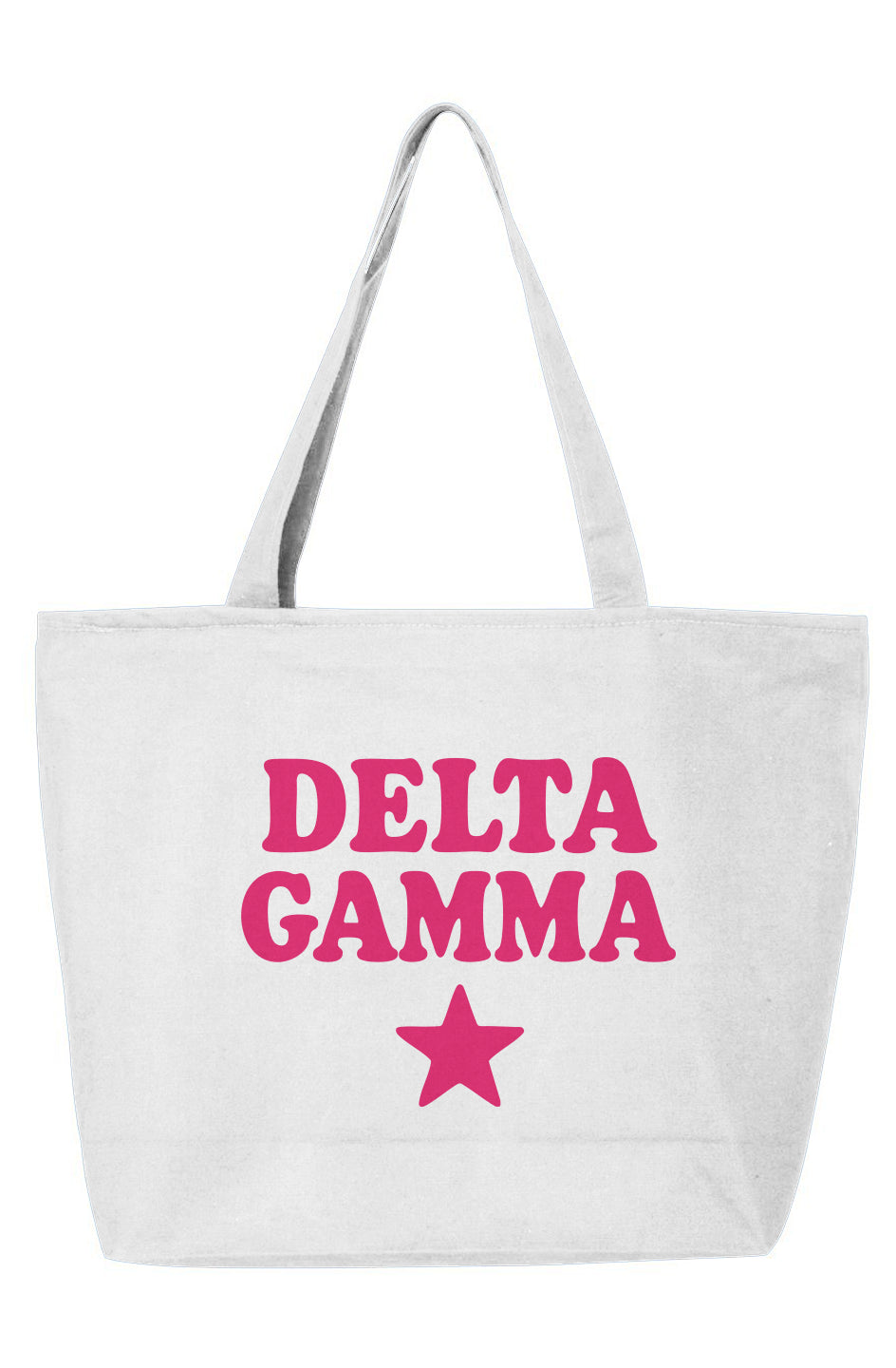 DG PINK STAR- 25L Zippered Tote