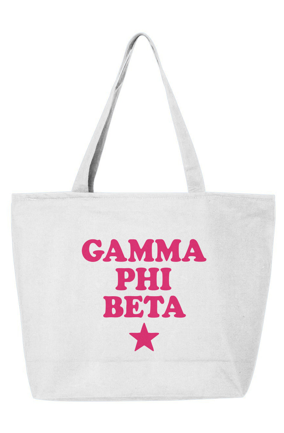 GPB PINK STAR-25L Zippered Tote