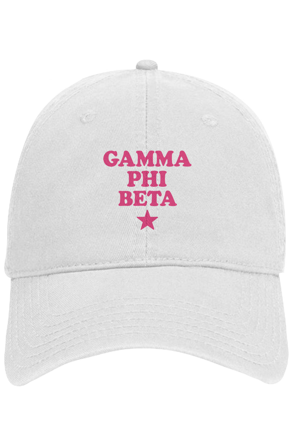 GPB PINK STAR- Otto 6 panel dad hat