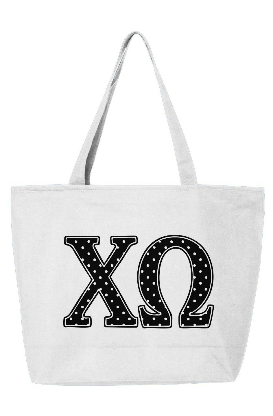 XO POLKA DOTS- 25L Zippered Tote