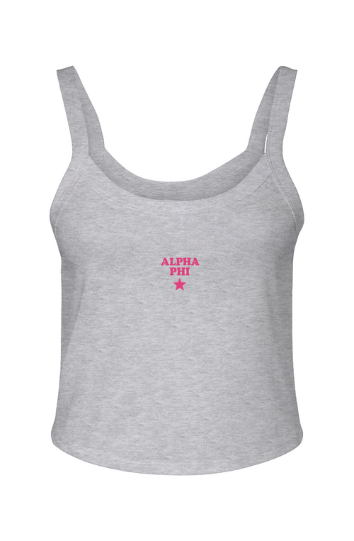 Micro Rib Spaghetti Strap Tank