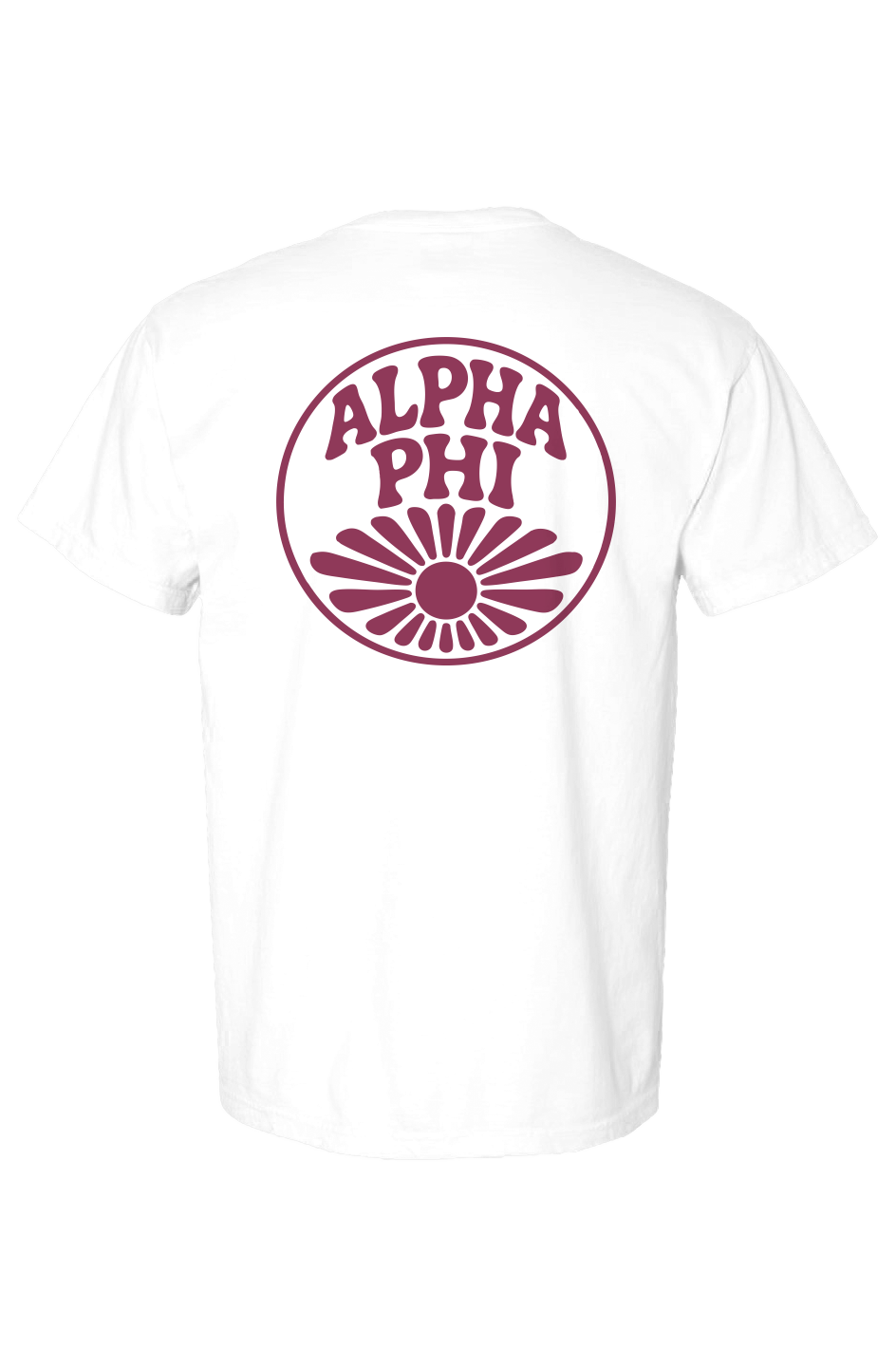 ALPHA PHI CIRCLE SUNSHINE-Comfort Colors Heavyweight T Shirt