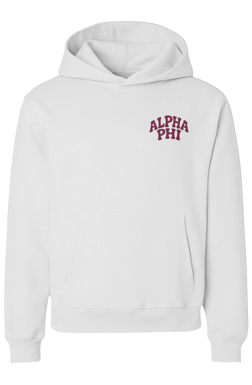 ALPHA PHI CIRCLE SUNSHINE-Unisex Heavyweight Hoodie