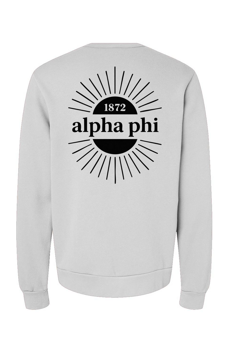 ALPHA PHI SUNBURST-Sponge Fleece Sweatshirt