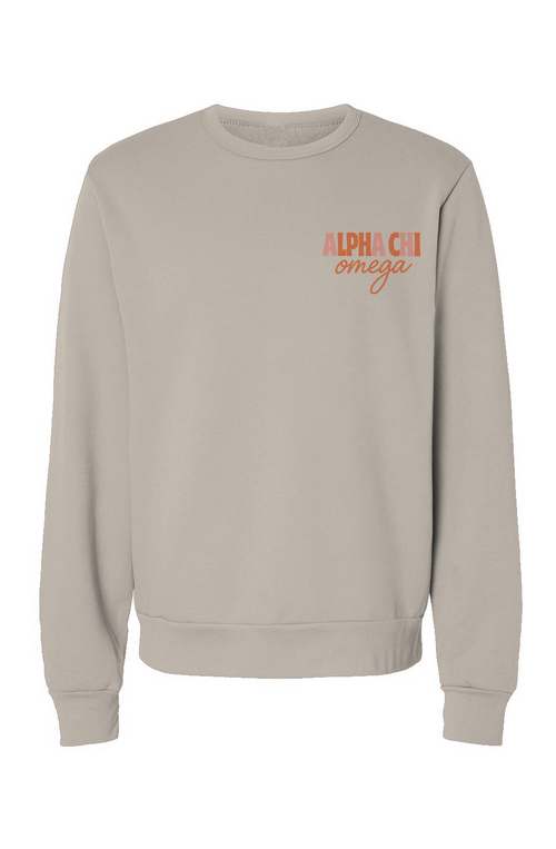 AXO WARM COLORS- Sponge Fleece Sweatshirt