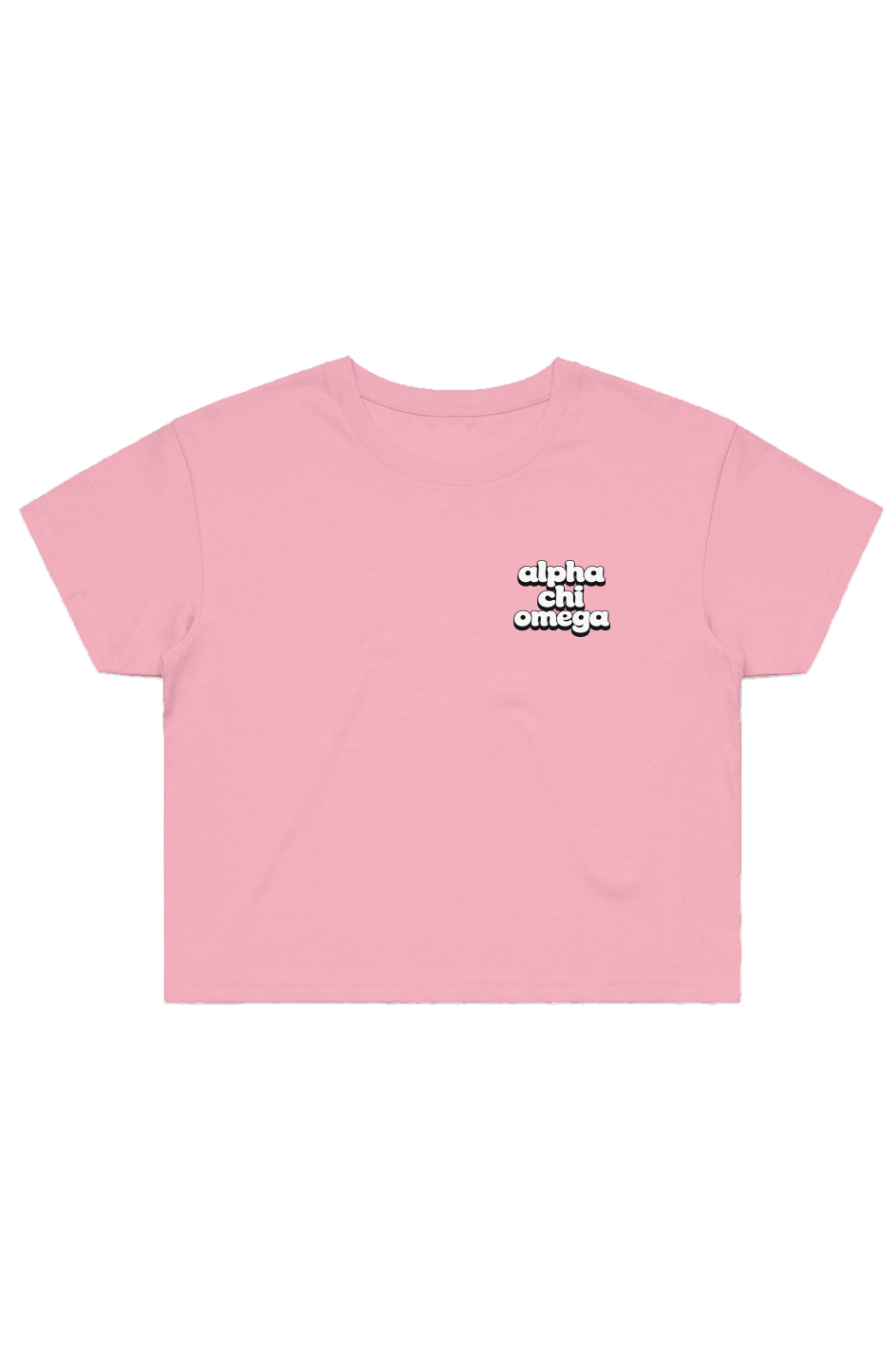 AXO RETRO BUBBLE FONT- Street Crop Tee