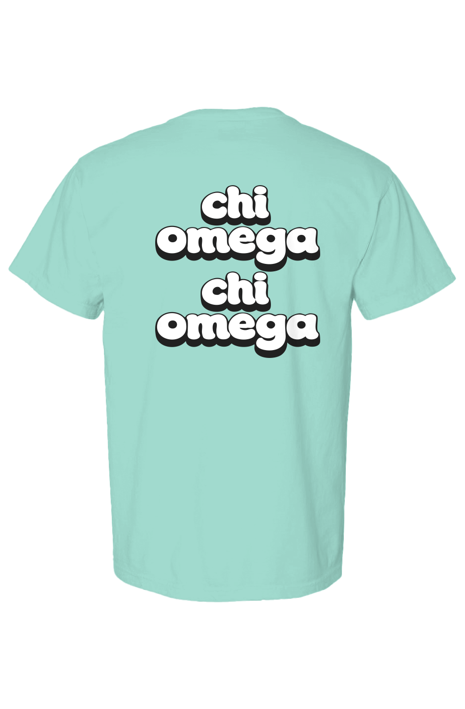 XO RETRO BUBBLE FONT- Comfort Colors Heavyweight T Shirt