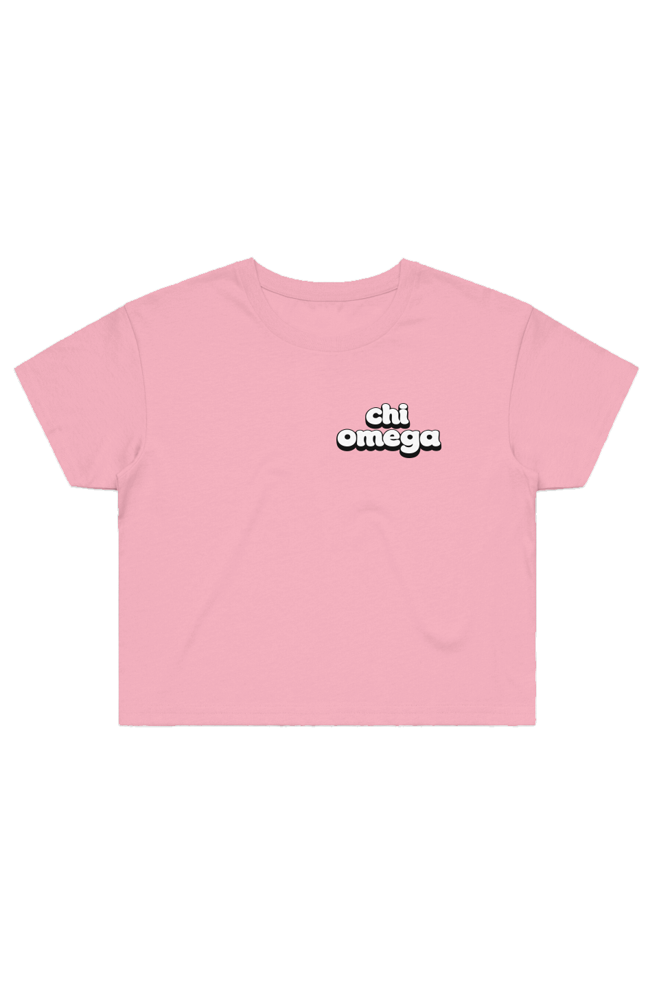 XO RETRO BUBBLE FONT- Street Crop Tee