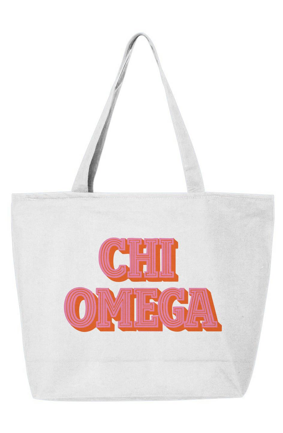 XO STACKED-25L Zippered Tote