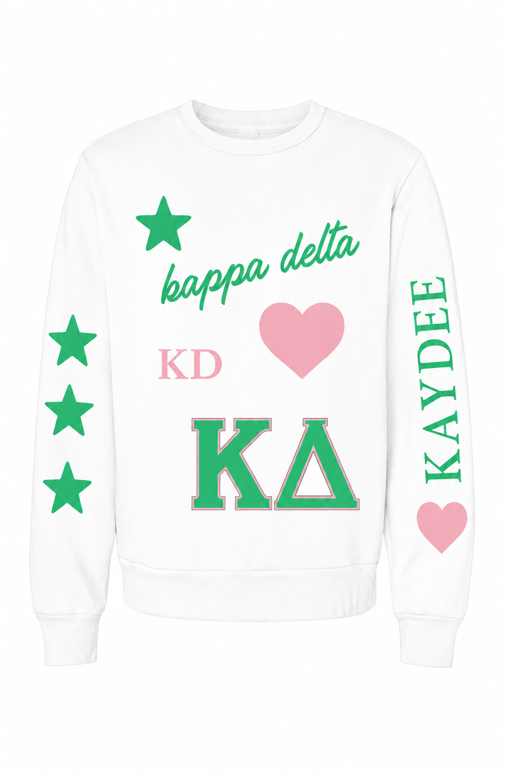 Kappa Delta Oversized Graphic Sponge Fleece Sweatshirt