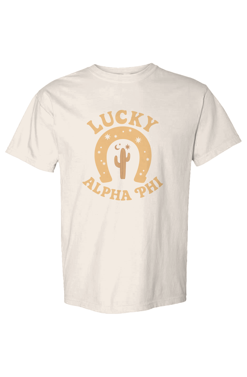 Lucky Alpha Phi Horseshoe Cactus