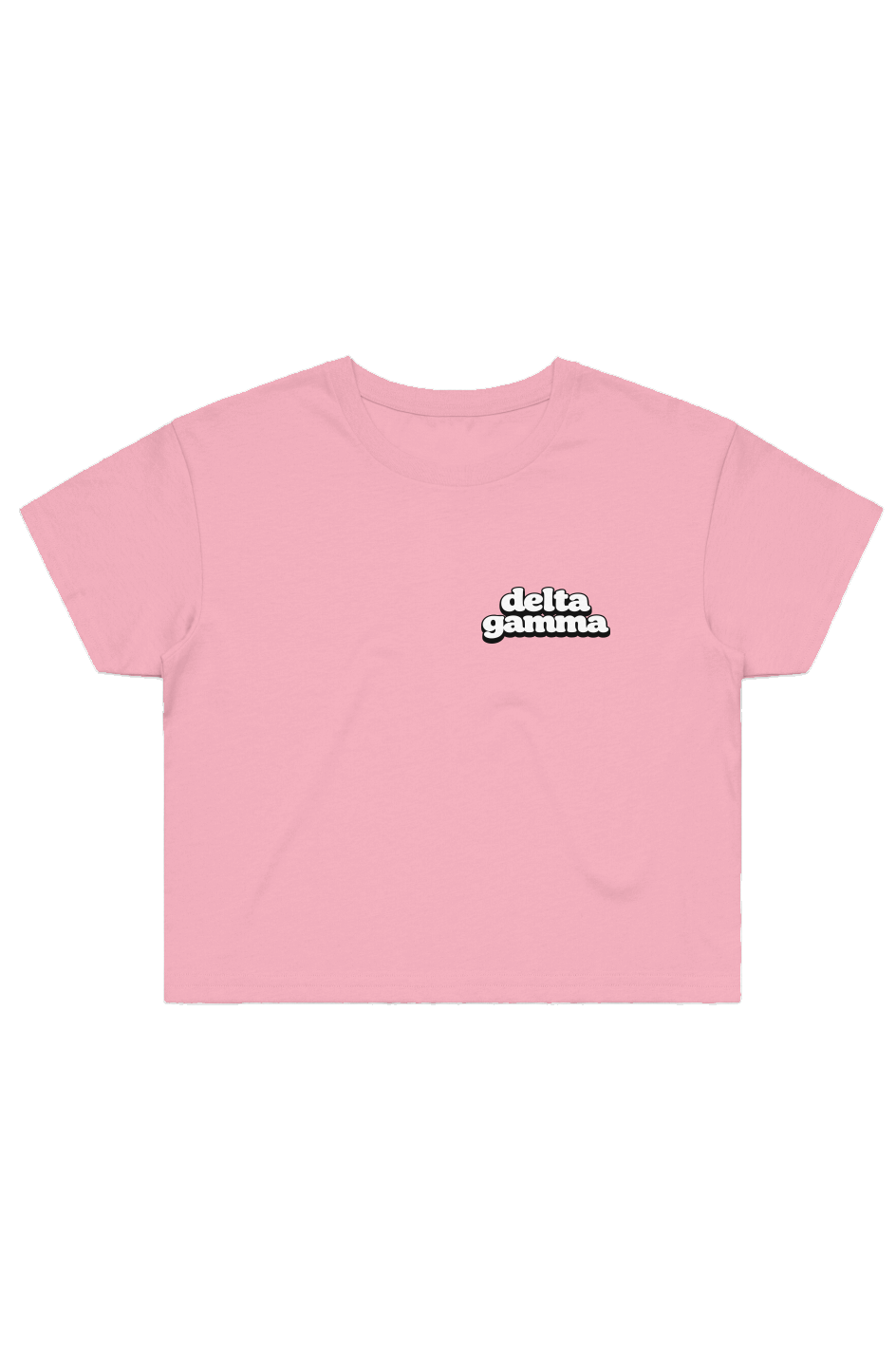 DG RETRO BUBBLE FONT-Street Crop Tee