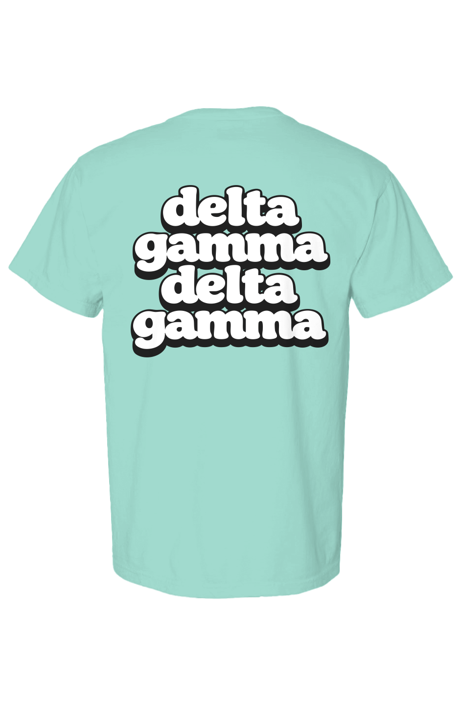 DG RETRO BUBBLE FONT- Comfort Colors Heavyweight T Shirt