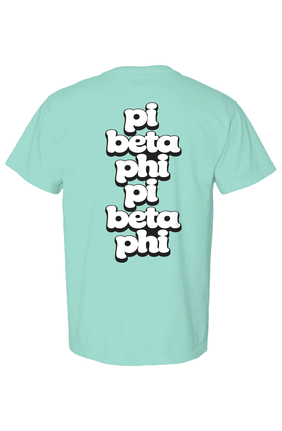 PBP RETRO BUBBLE FONT-Comfort Colors Heavyweight T Shirt