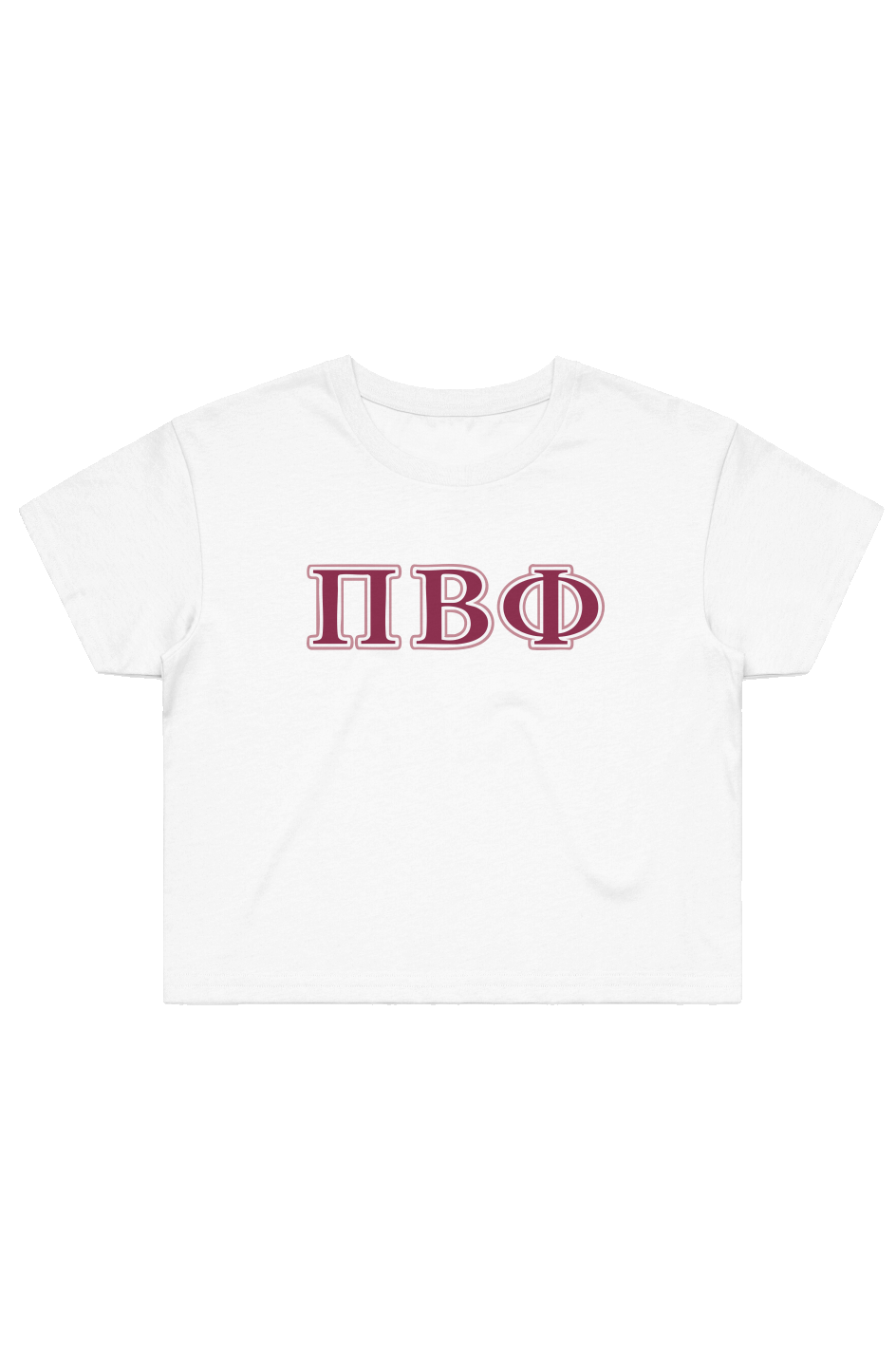 PBP GREEK LETTERS-Street Crop Tee
