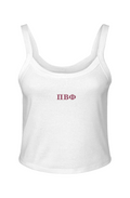PBP GREEK-Micro Rib Spaghetti Strap Tank