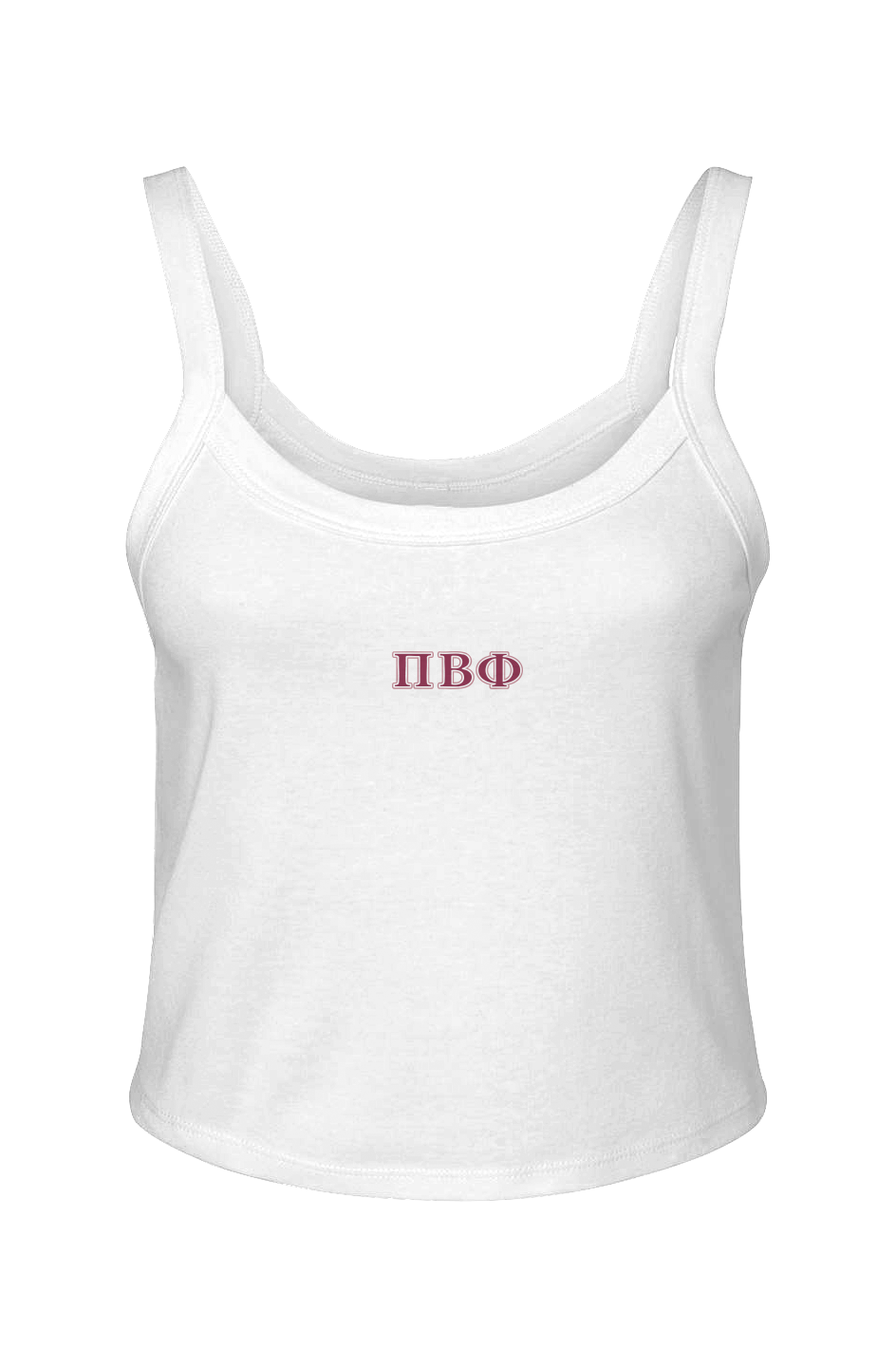PBP GREEK-Micro Rib Spaghetti Strap Tank