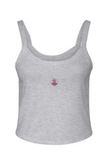 PBP CIRCLE  SUNSHINE-Micro Rib Spaghetti Strap Tank