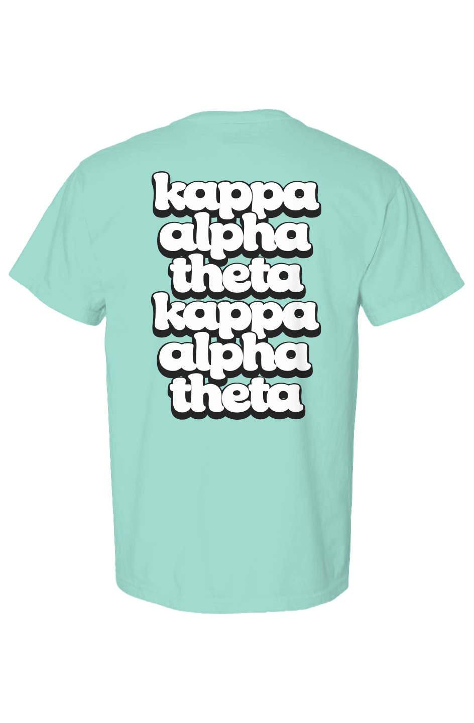 KAT RETRO BUBBLE FONT-Comfort Colors Heavyweight T Shirt