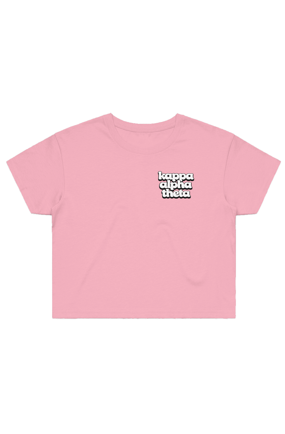 KAT RETRO BUBBLE FONT-Street Crop Tee
