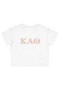 KAT GREEK LETTERS- Street Crop Tee