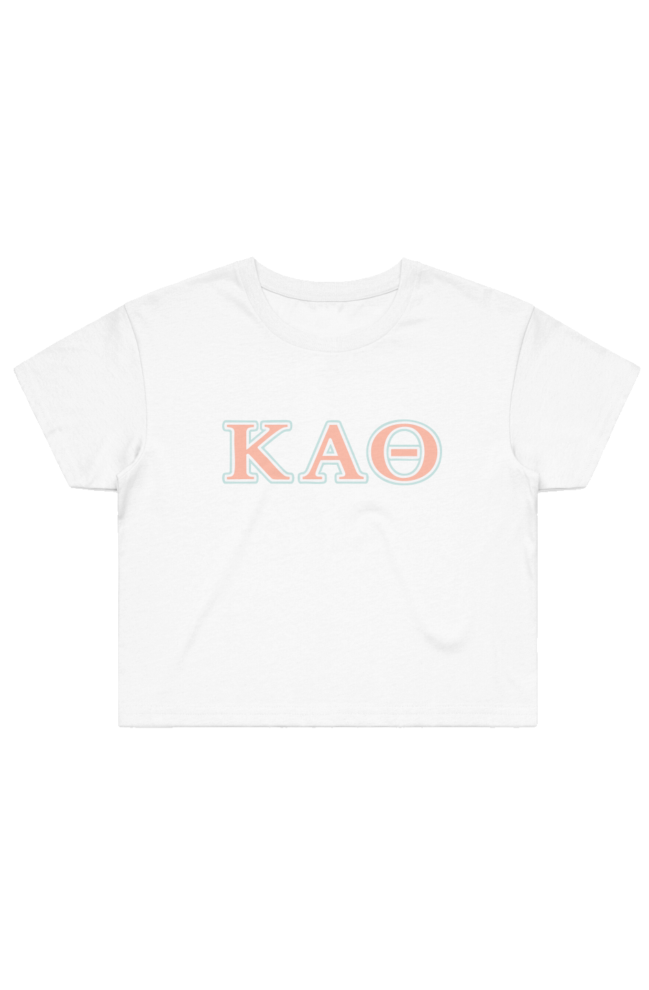KAT GREEK LETTERS- Street Crop Tee