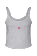 KAT CIRCLE SUNSHINE- Micro Rib Spaghetti Strap Tank