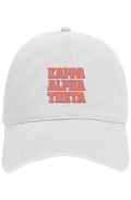 KAT STACKED- 6 panel dad hat