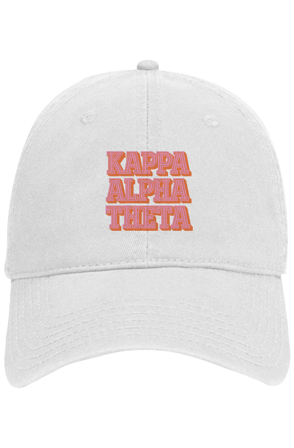 KAT STACKED- 6 panel dad hat