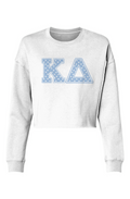 KD Polka Dots-Lightweight Cropped Crew
