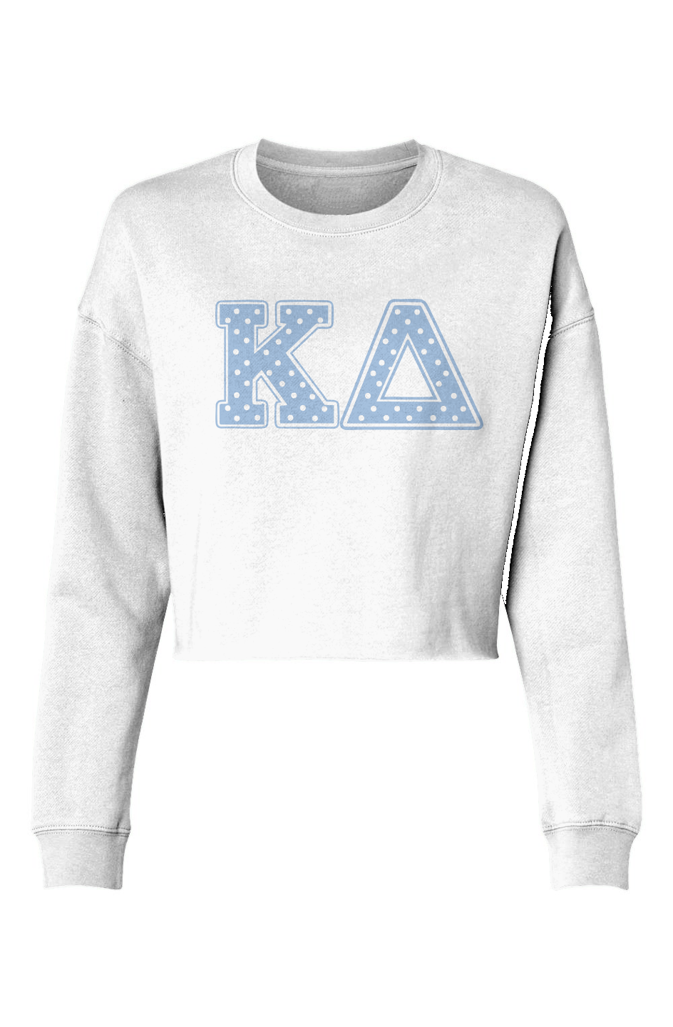 KD Polka Dots-Lightweight Cropped Crew
