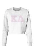 KD Polka Dots-Lightweight Cropped Crew
