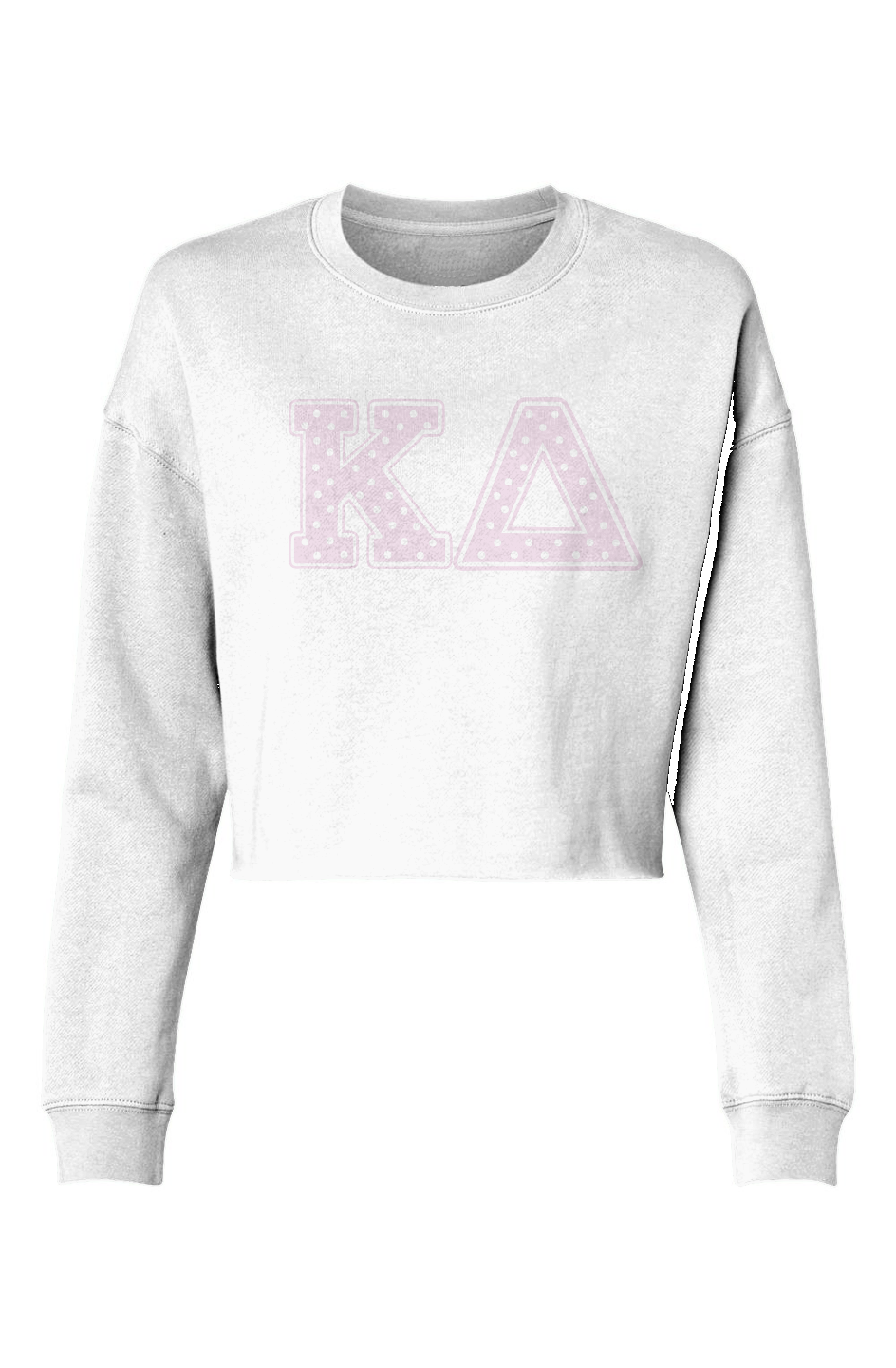 KD Polka Dots-Lightweight Cropped Crew