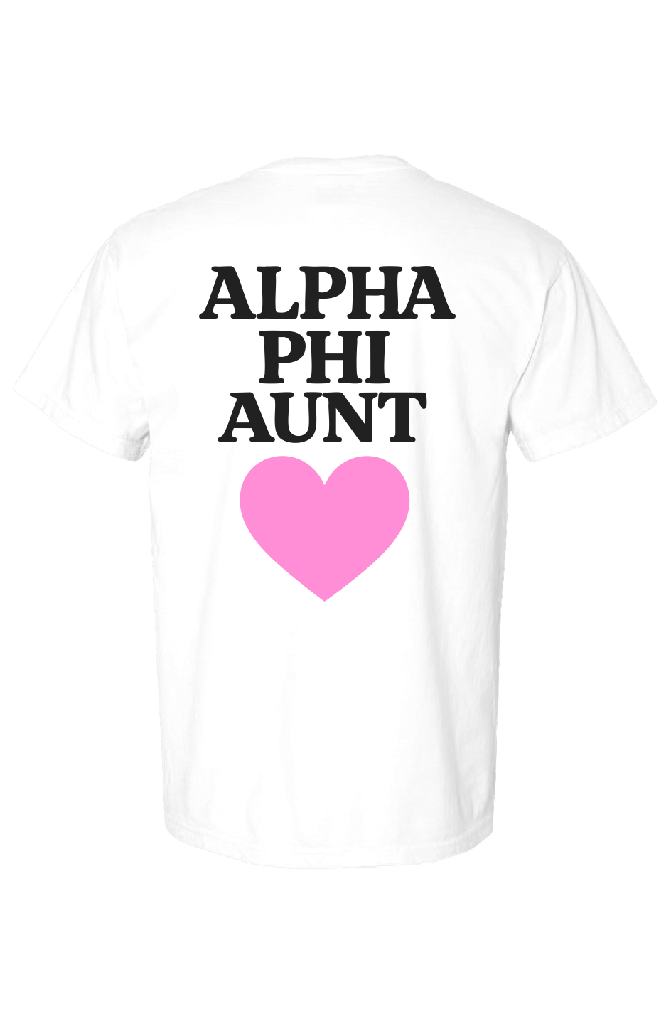 Alpha Phi Aunt-Comfort Colors Heavyweight T Shirt