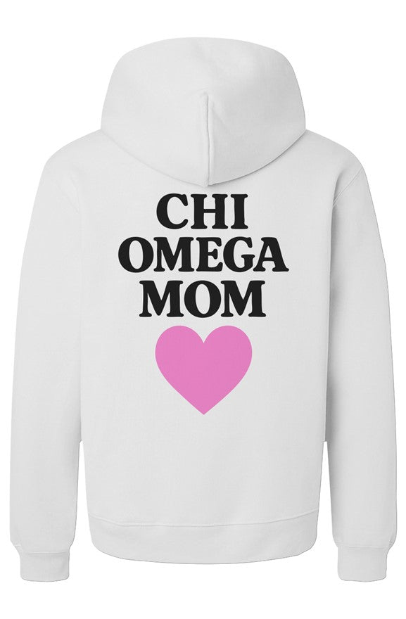 Chi Omega Mom-Unisex Heavyweight Hoodie