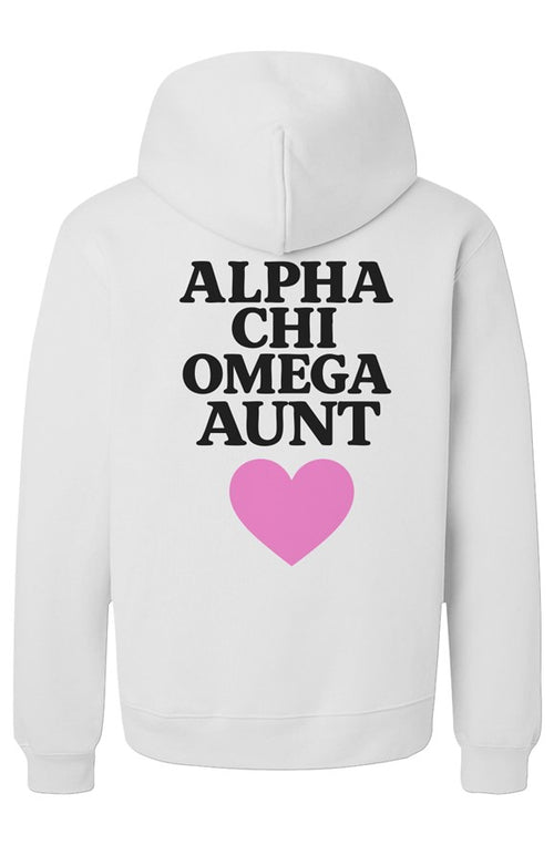 Alpha Chi Omega Aunt-Unisex Heavyweight Hoodie