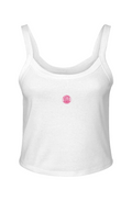KD CIRCLE SUNSHINE-Micro Rib Spaghetti Strap Tank