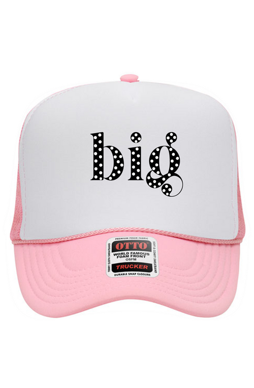 "Big" 5 Panel High Crown Trucker Cap