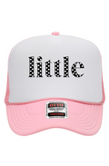 "Little" Polka Dots 5 Panel High Crown Trucker Cap