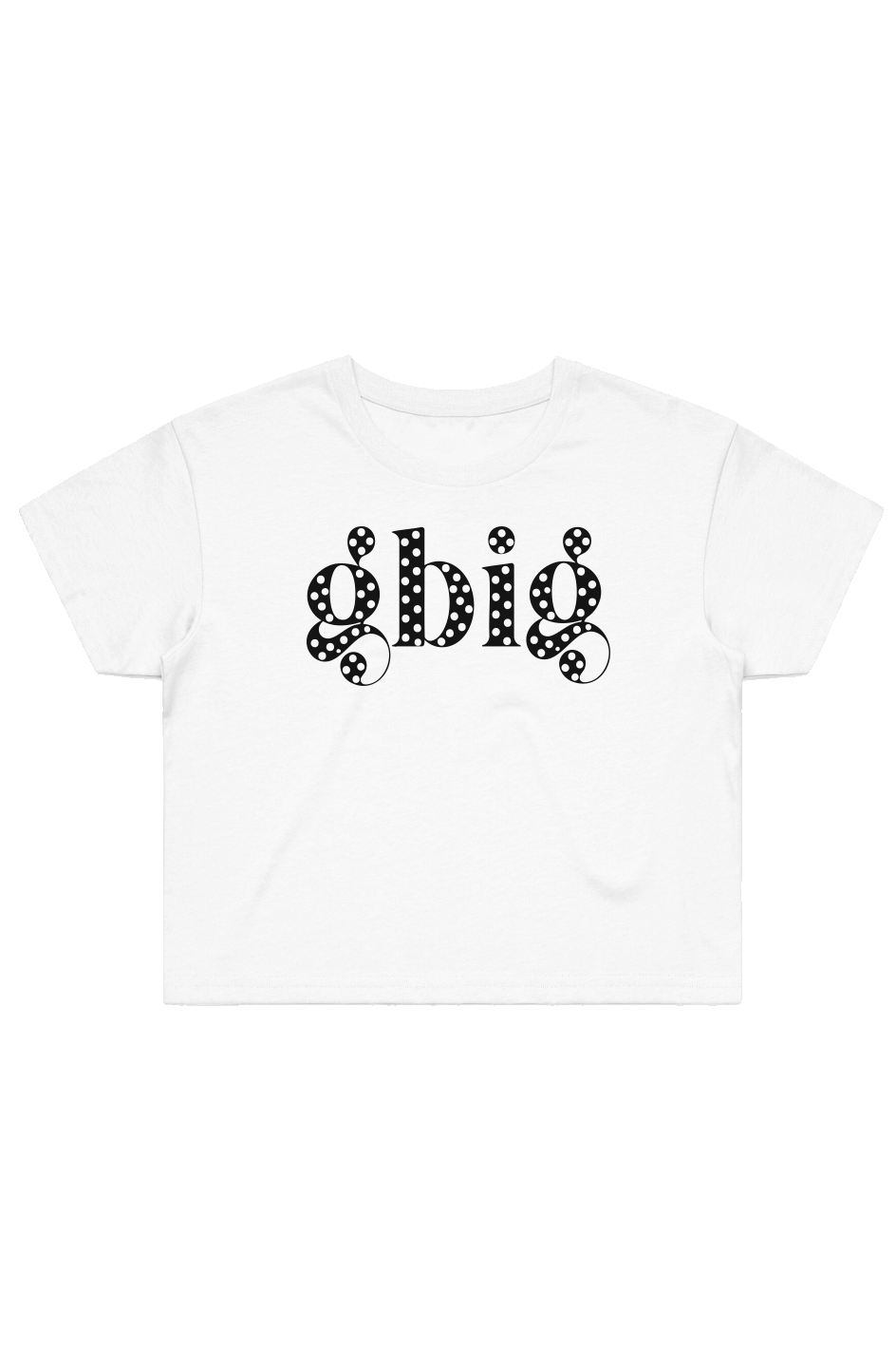 "Gbig" Polka Dots Street Crop Tee