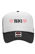 "big" hearts 5 Panel High Crown Trucker Cap