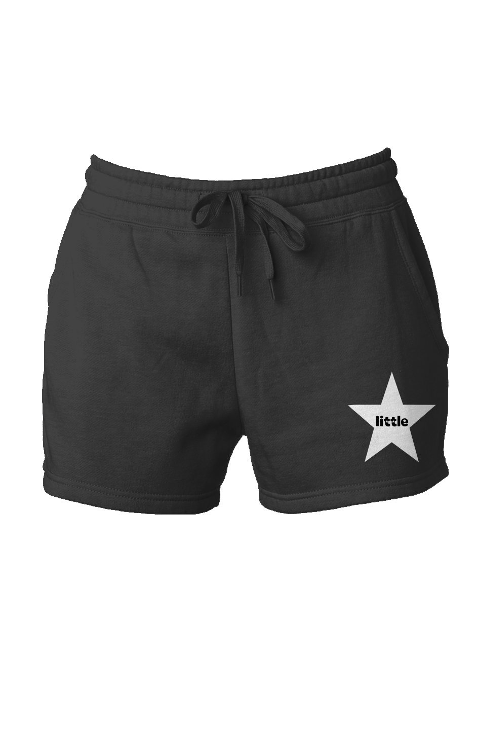 "Little" Star Letter Cali Wave Wash Shorts