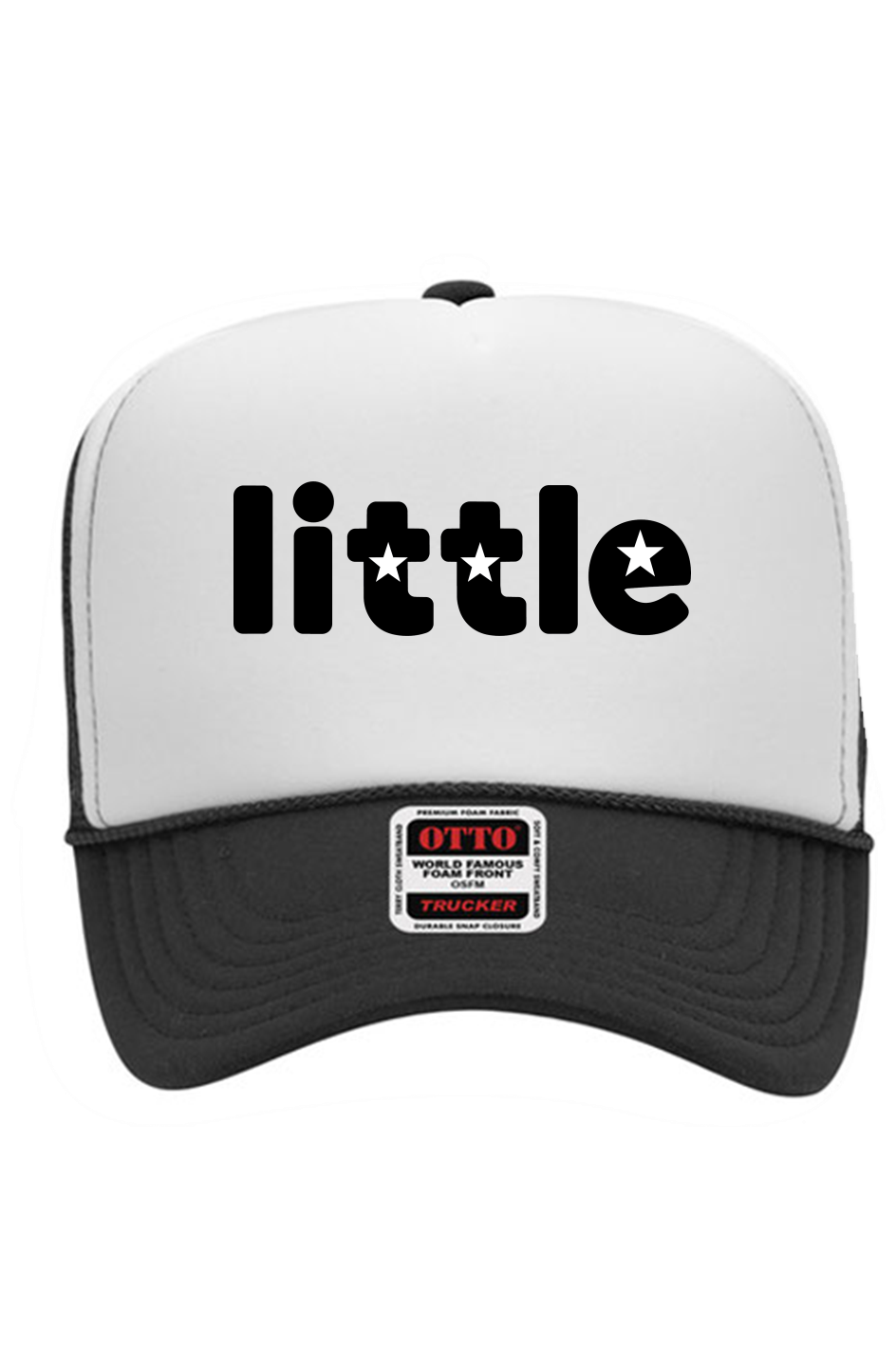 "Little" Star Letter High Crown Trucker Cap