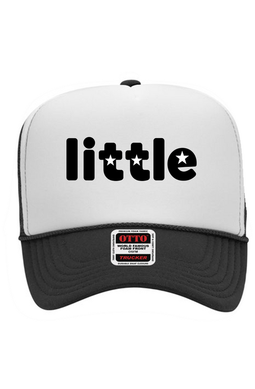 "Little" Star Letter High Crown Trucker Cap