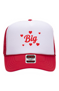 "Big" Hearts High Crown Trucker Cap
