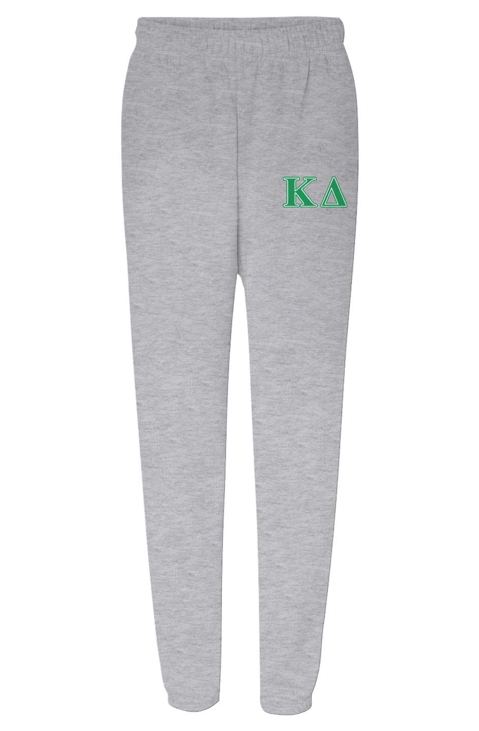 Kappa Delta Green Greek Letters- Unisex Heavyweight Sweatpants