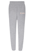 Kappa Alpha Theta Greek Letters- Unisex Heavyweight Sweatpants