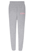 Alpha Chi Omega Greek Letters- Unisex Heavyweight Sweatpants