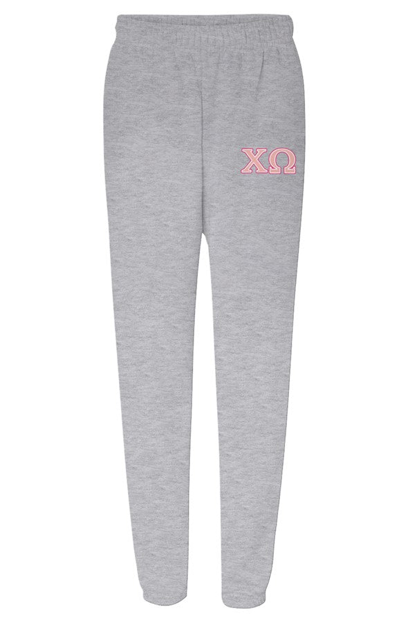 Chi Omega Greek Letters-Unisex Heavyweight Sweatpants