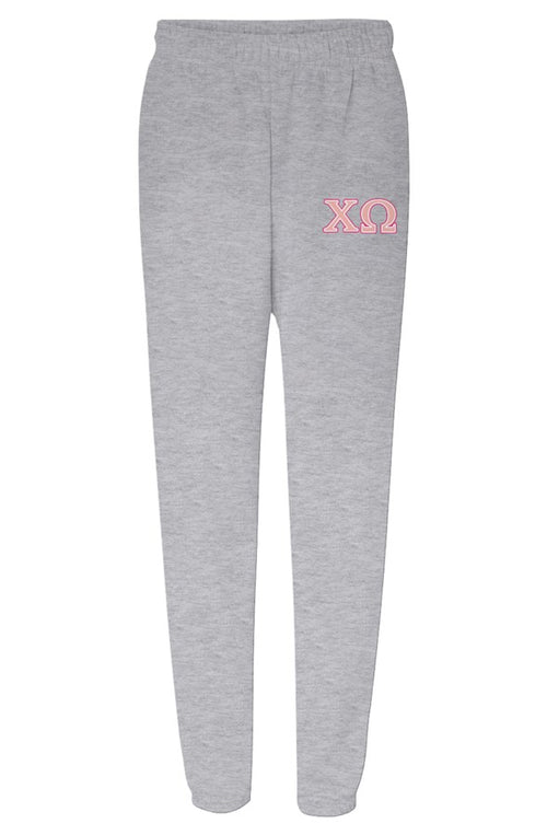 Chi Omega Greek Letters-Unisex Heavyweight Sweatpants